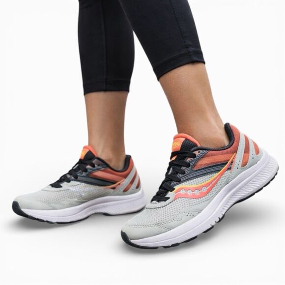 Saucony Cohesion 15 Orange Running Workout Sneakers S10701-16